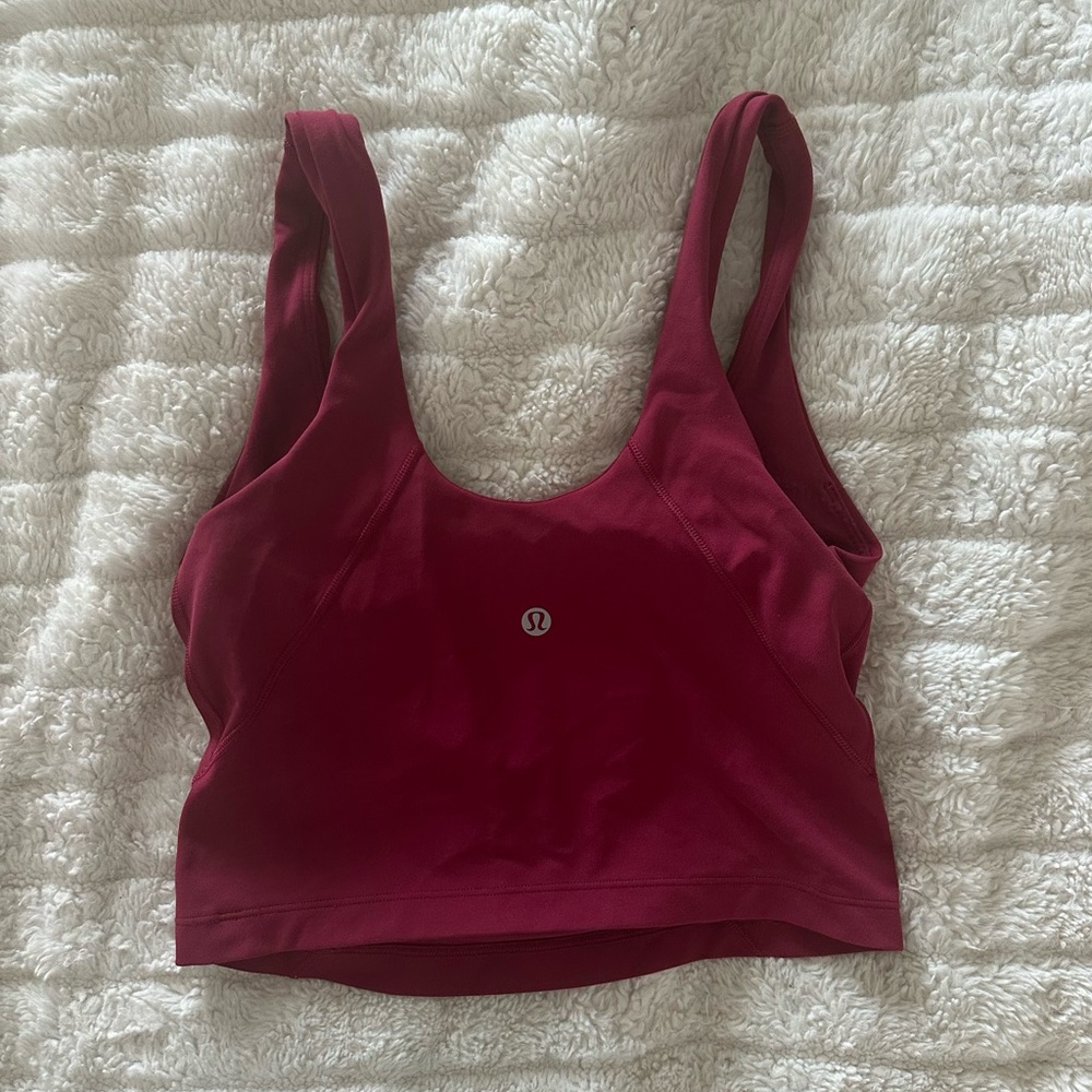 Lululemon Align Cropped Tank Top in
Pomegranate